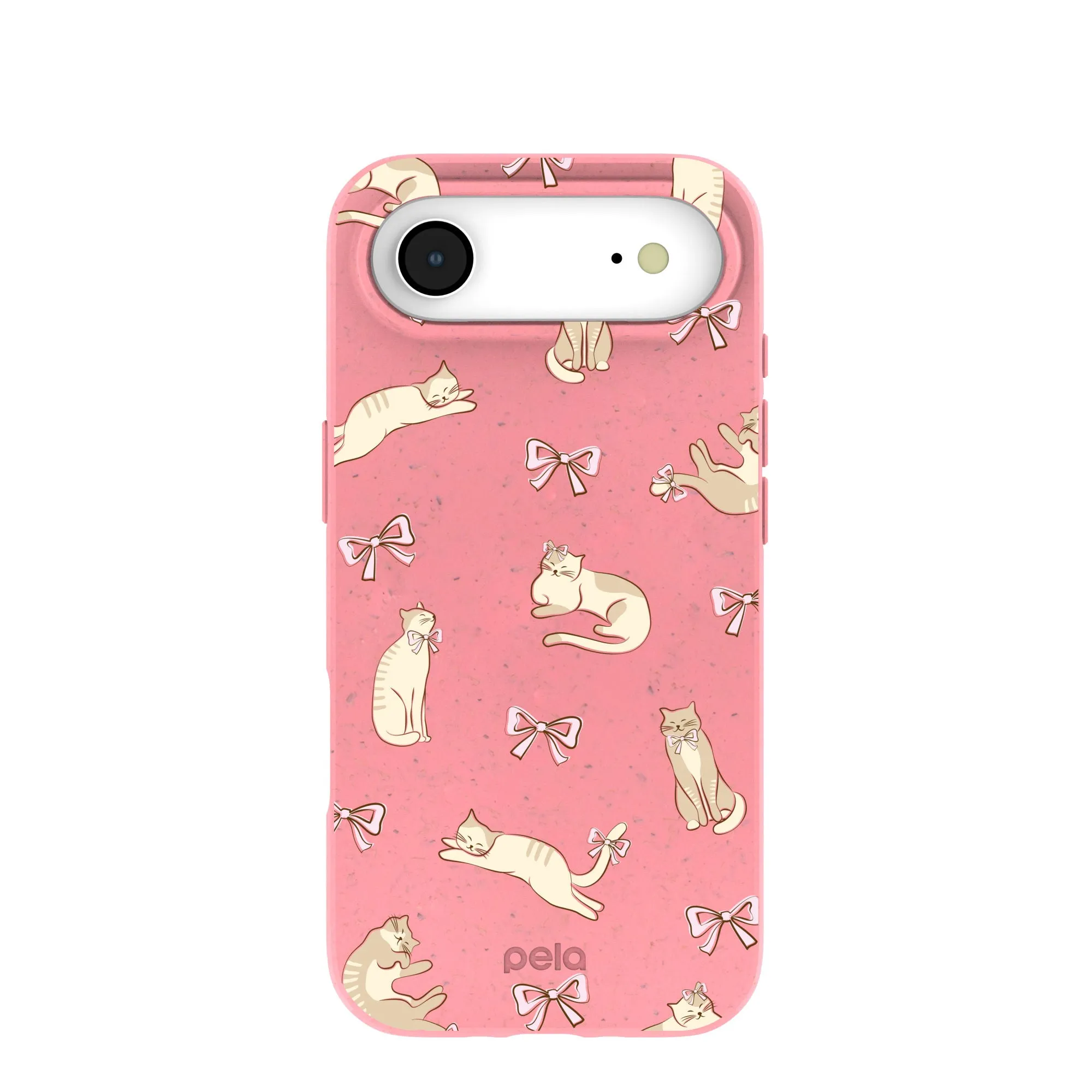 Modern Surface Design Edge Reinforced Bubblegum Pink Purrfection iPhone Air Case