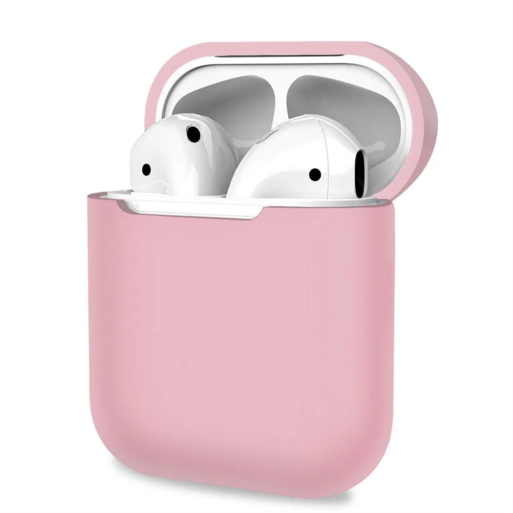 AirPods 1 / 2 Case Soft Silicone Covers for Apple AirPods 1 & AirPods 2 Compact Silicone Shell Durable Build Protector