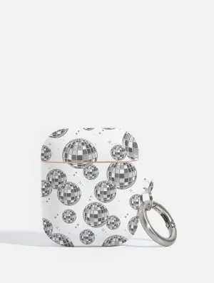 vivid ergonomic commuter airpods case metal hook airpods protector Disco Repeat AirPods Case