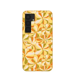 Durable Shell Luxury Texture Honey Groovy Gardens Samsung Galaxy S25 Case