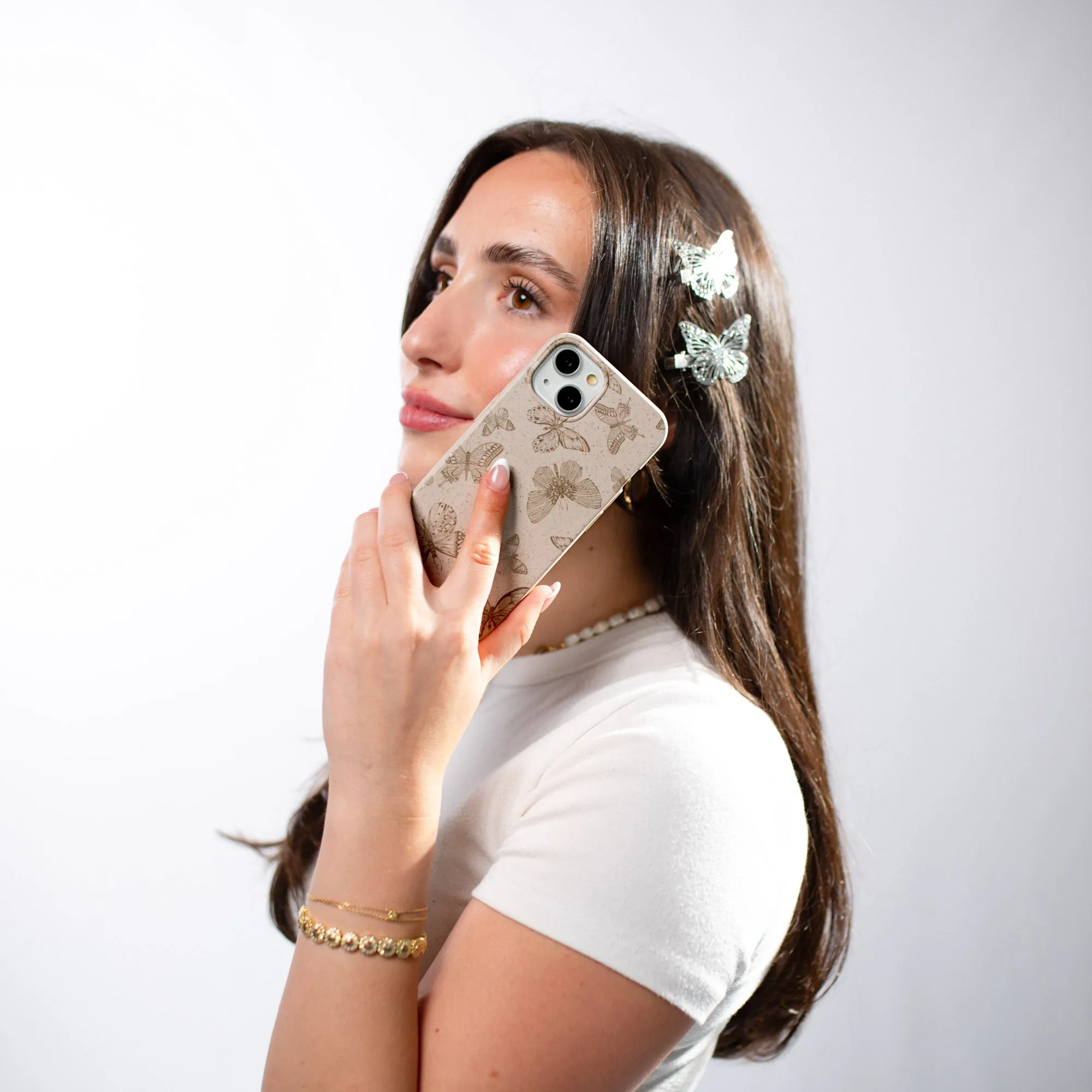 Elegant Finish London Fog Delicate Flutters iPhone Air Case