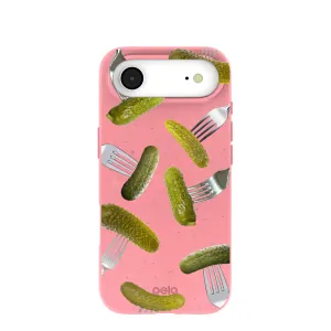 Bubblegum Pink Pickle Party iPhone Air Case Comfort Edge Texture