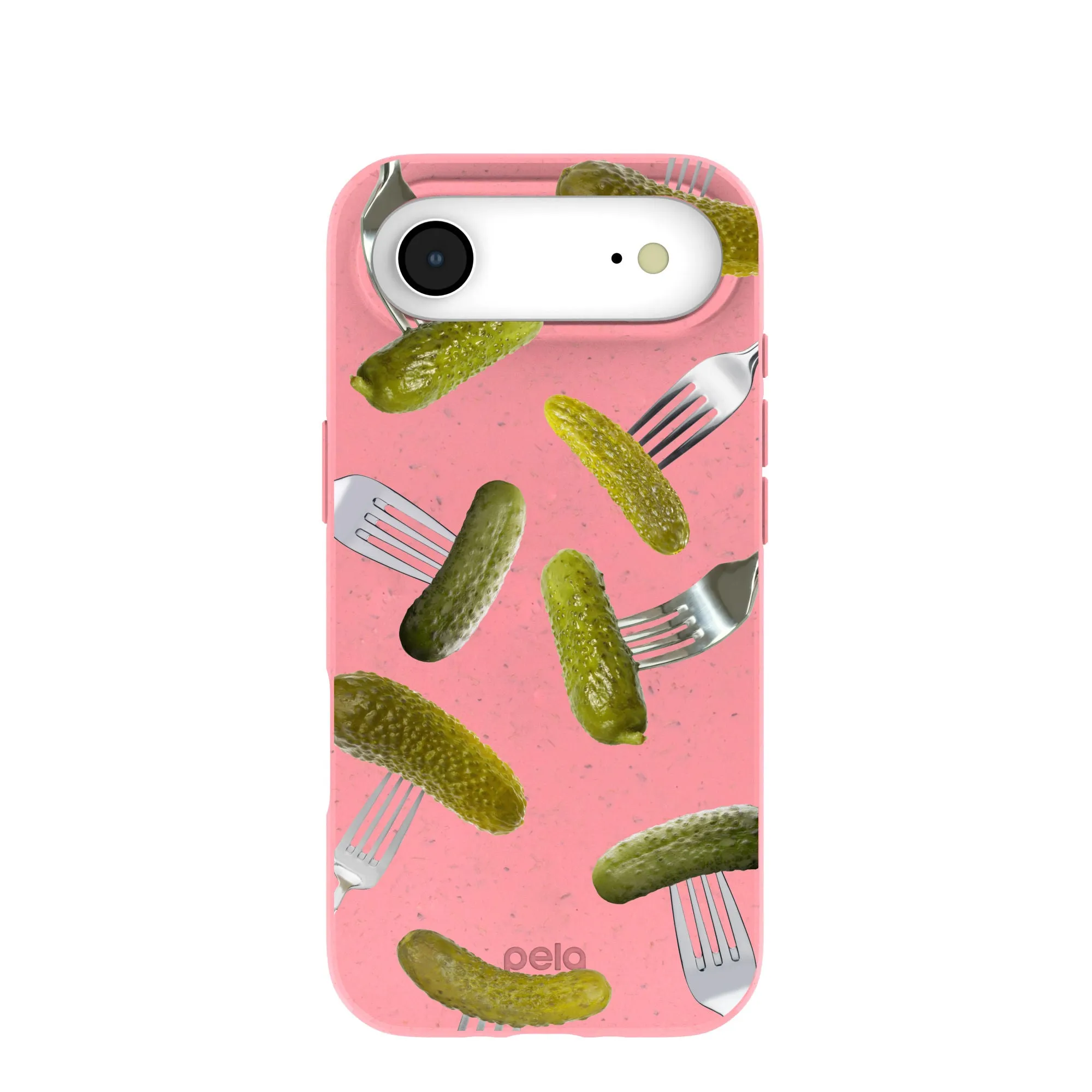 Bubblegum Pink Pickle Party iPhone Air Case Comfort Edge Texture