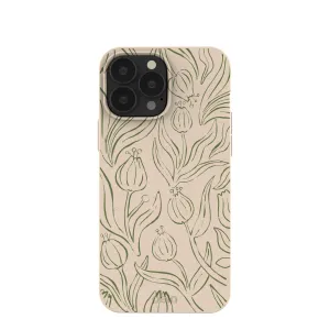 Seashell Floral Flow iPhone 13 Pro Max Case Slim Look Smooth Craft