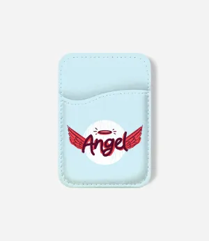 Compact Card Snap Soft Touch Magnetic Wallet Angel Phone Wallet
