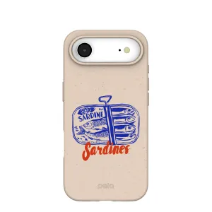Smooth Edge Design Seashell Sardines iPhone Air Case