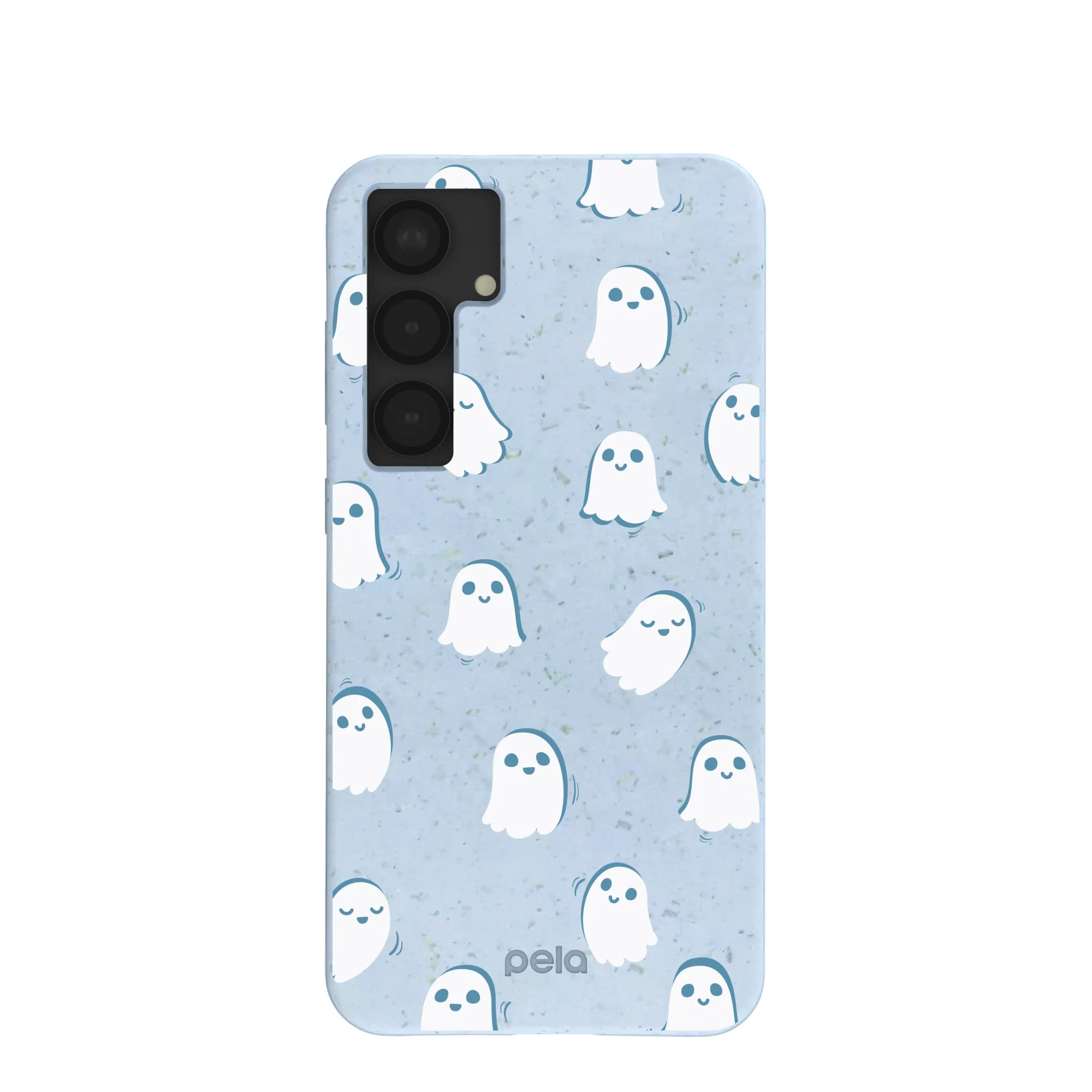 Travel Companion Powder Blue Ghostly Samsung Galaxy S25 (Plus) Case