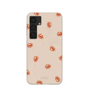 Seashell Lil Crabby Samsung Galaxy S25 Case Button Cover