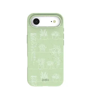 Sage Green Green Cascade iPhone Air Case Transparent Look