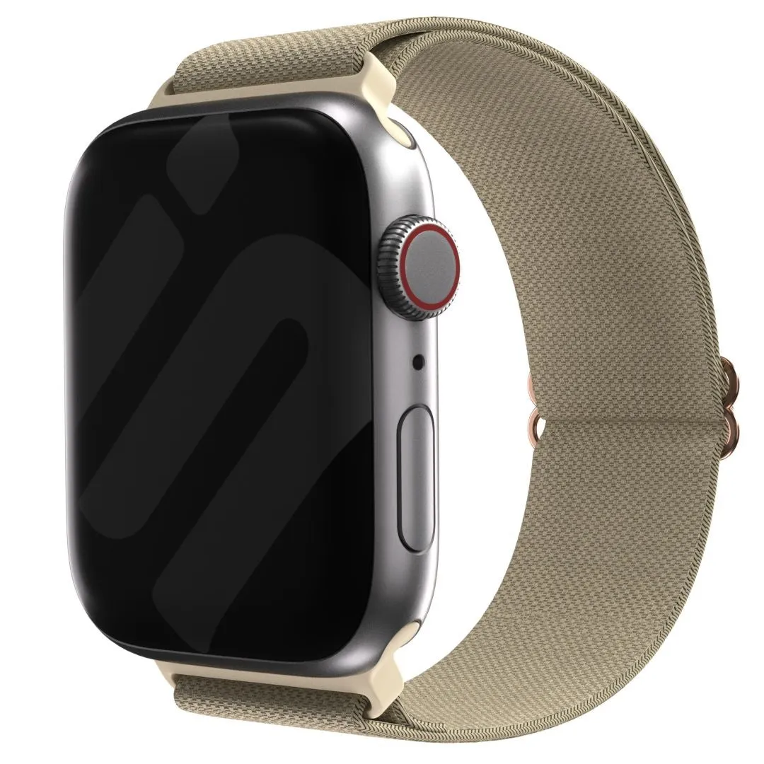 Universal Fit Apple Watch Elastic Strap (Starlight)