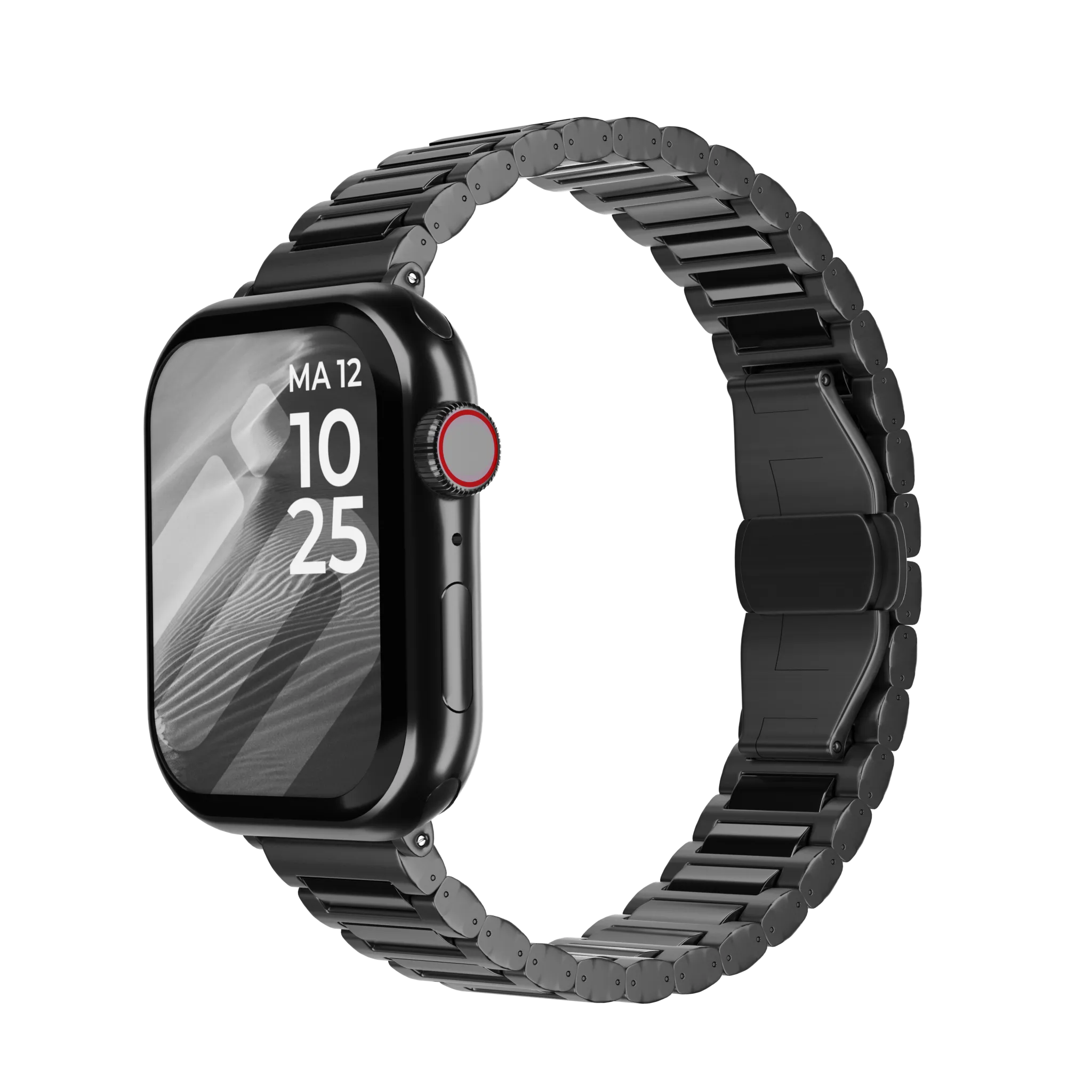 Apple Watch Luxury Titanium Strap (Graphite) Outdoor Motion Gear Soft Comfort
