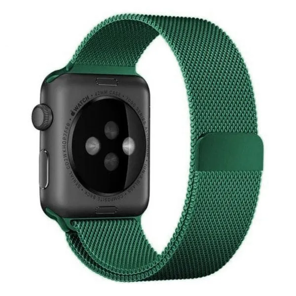 Lightweight Utility Gear Apple Watch Milanese Strap (Green)