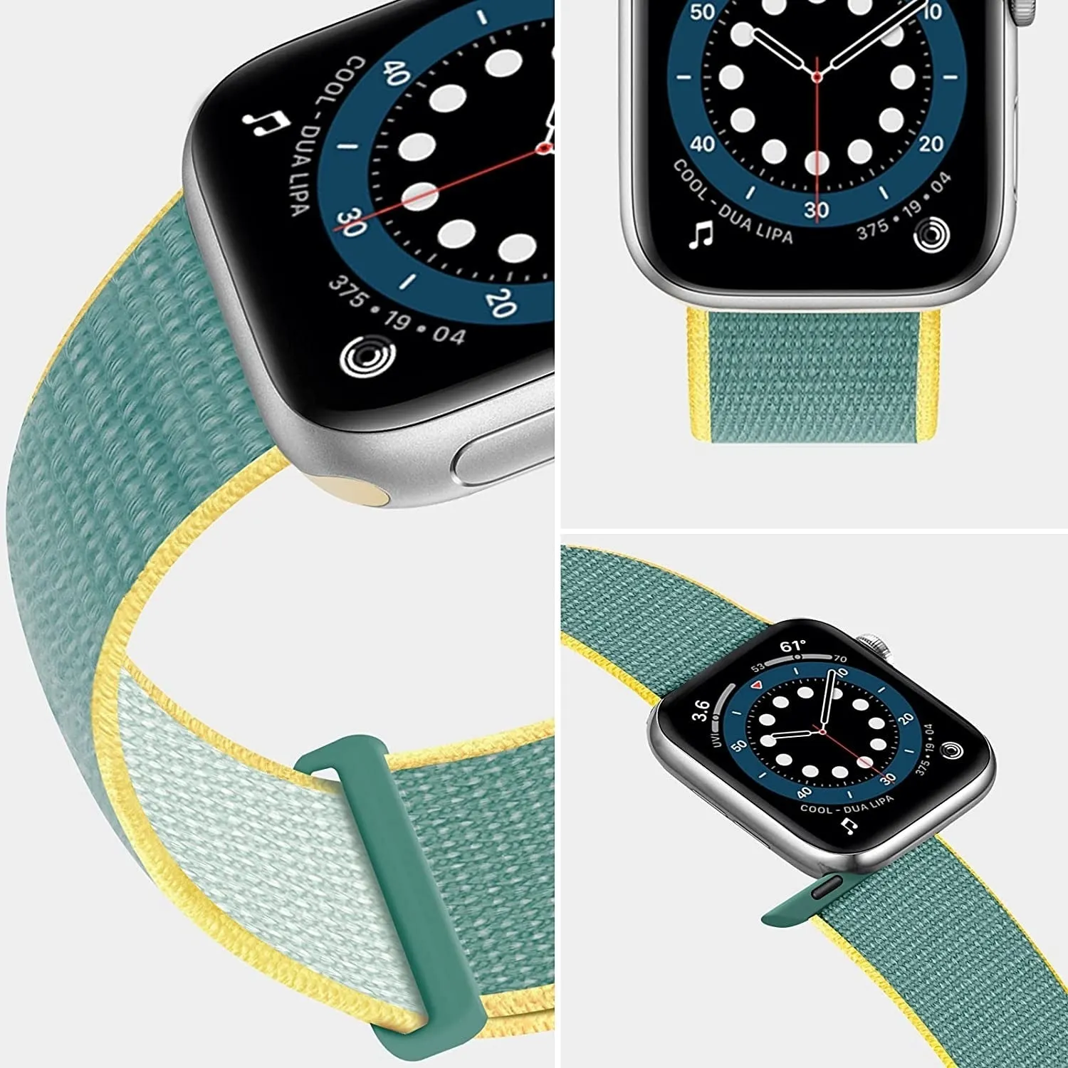 Daily practicality Apple Watch Nylon Loop Strap (Sunshine)