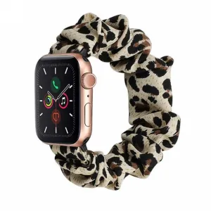 Classic Appeal Apple Watch Scrunchie Strap (Leopard)