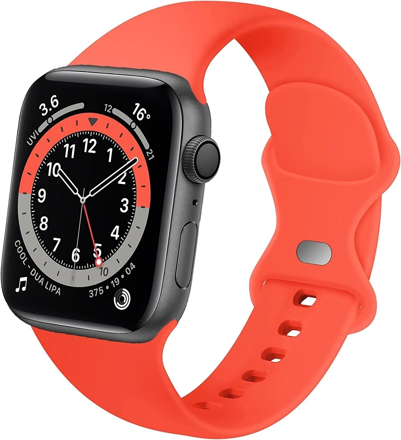 Apple Watch Silicone Strap Classic (Coral) Durable Design