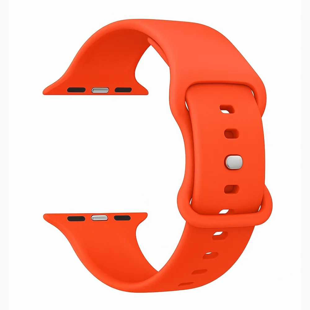 Modern Comfort Classic Active Design Apple Watch Silicone Strap Classic (Coral)