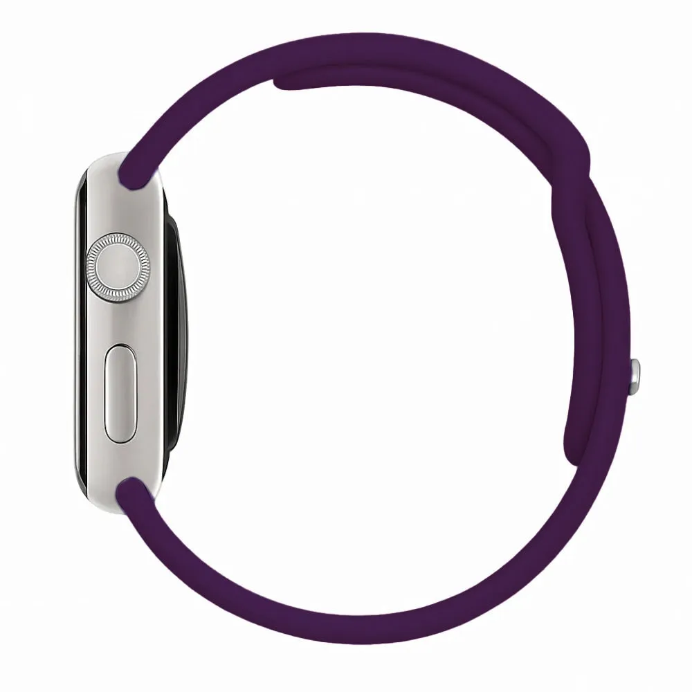 Apple Watch Silicone Strap (Purple) Trendy Motion Look All Purpose Wear