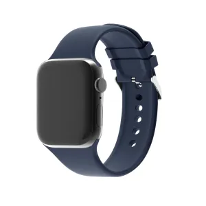 Apple Watch Silicone Strap with Buckle (Dark Blue) Modern Fashion Look