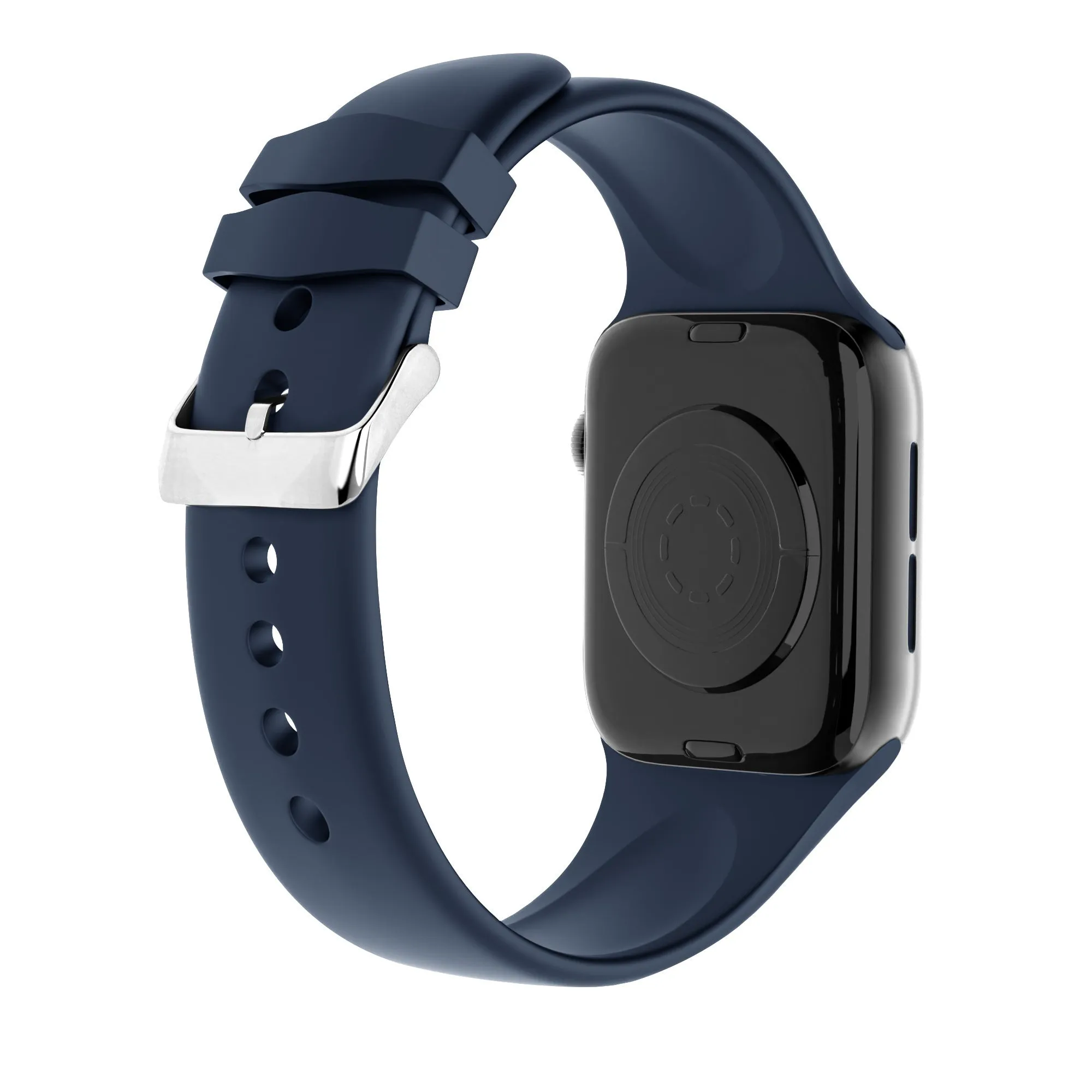 Apple Watch Silicone Strap with Buckle (Dark Blue) Fashion Function