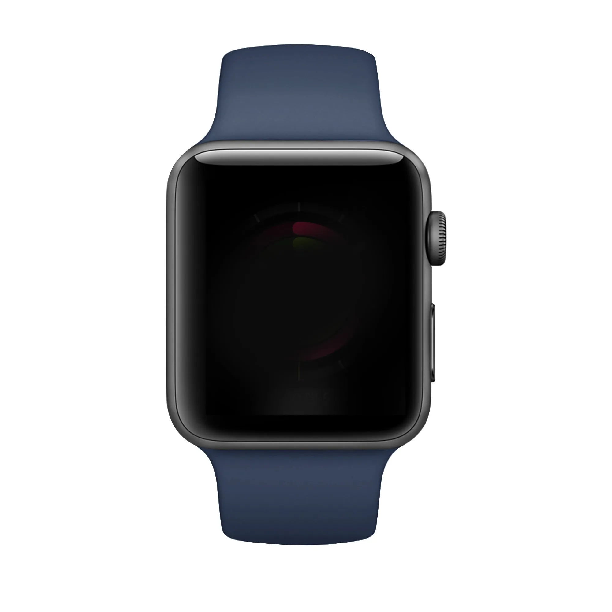 Active Function Wear Apple Watch Silicone Strap with Buckle (Dark Blue)