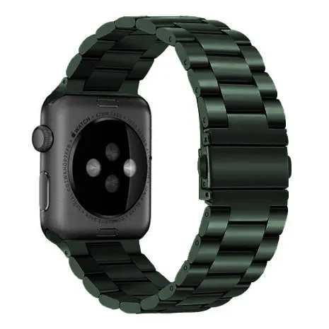 Stylish Flexibility Apple Watch Steel Strap (Dark Green)