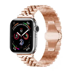 Apple Watch Steel Strap Jubilee (Rose Gold) Stylish Texture Lightweight Utility Gear