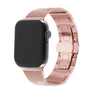 Apple Watch Steel/Milanese Strap (Rose Gold) Soft Lightweight Fit Comfort Shape