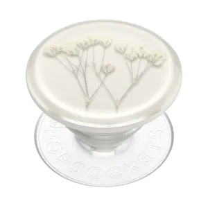 Pop Socket Hands-On Babys Breath Pressed Flower PopGrip