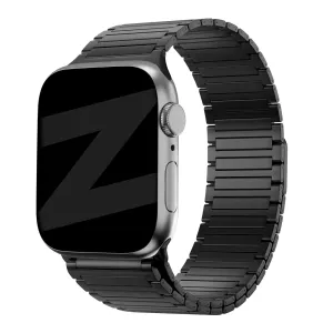 Bandz Apple Watch Magnetic Steel Strap 'Deluxe' (Black) Formal Outfit Casual Fit