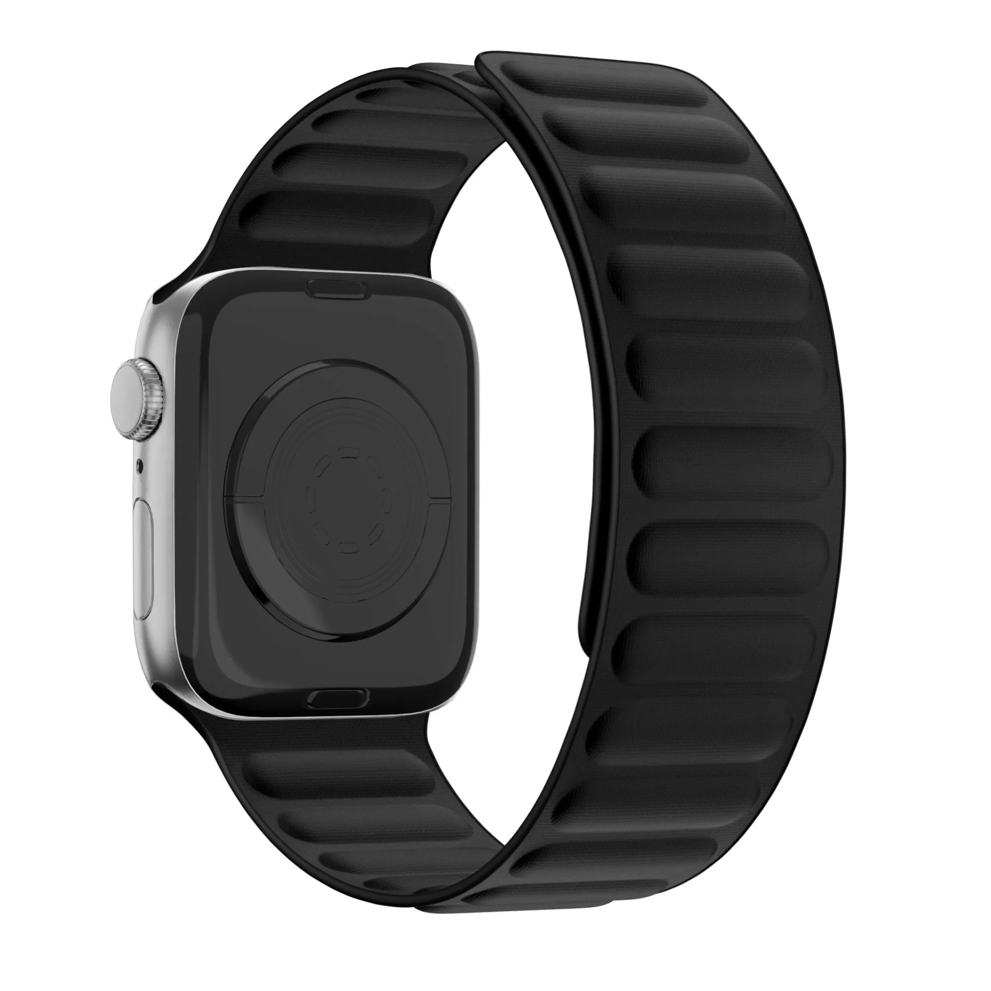 Bandz Apple Watch Magnetic Woven Strap (Black) Luxury Fashion Fit