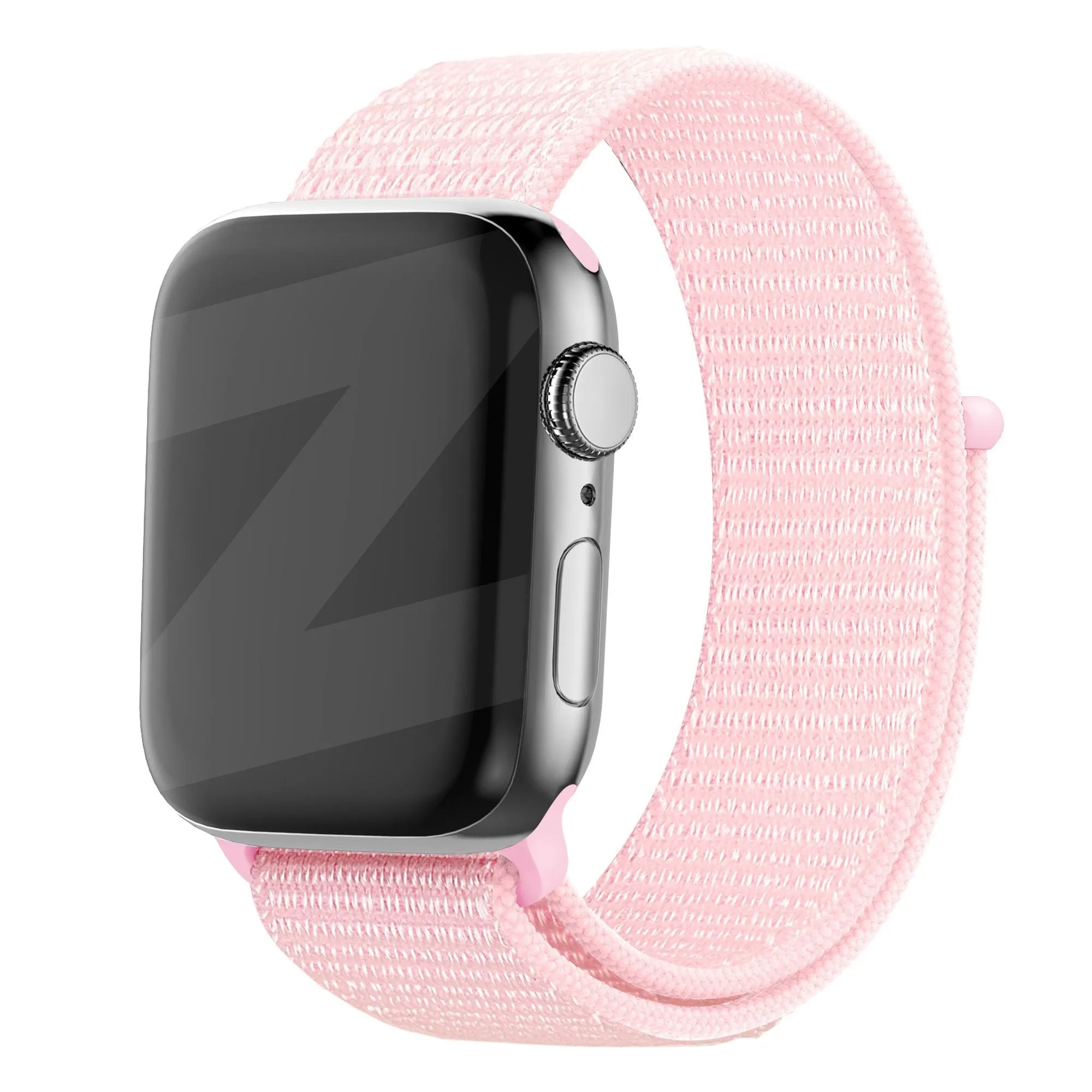 Daily practicality Everyday Fit Design Bandz Apple Watch Nylon Strap 'Classic' (Light Pink)