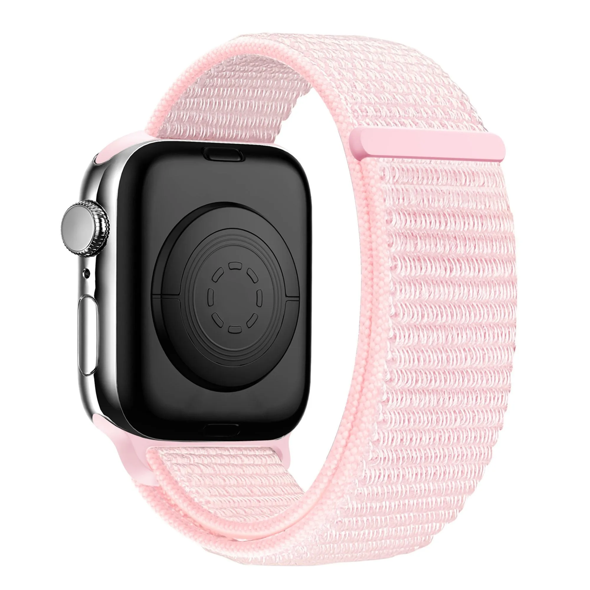 Flexible Active Design Smooth Texture Bandz Apple Watch Nylon Strap 'Classic' (Light Pink)