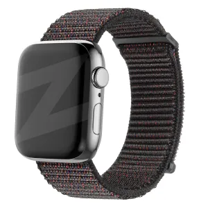 Bandz Apple Watch Nylon Strap 'Classic' (Mixed Black) Classic Texture