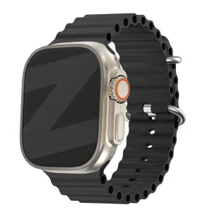 Stylish Appeal Bandz Apple Watch Ocean Strap (Black)