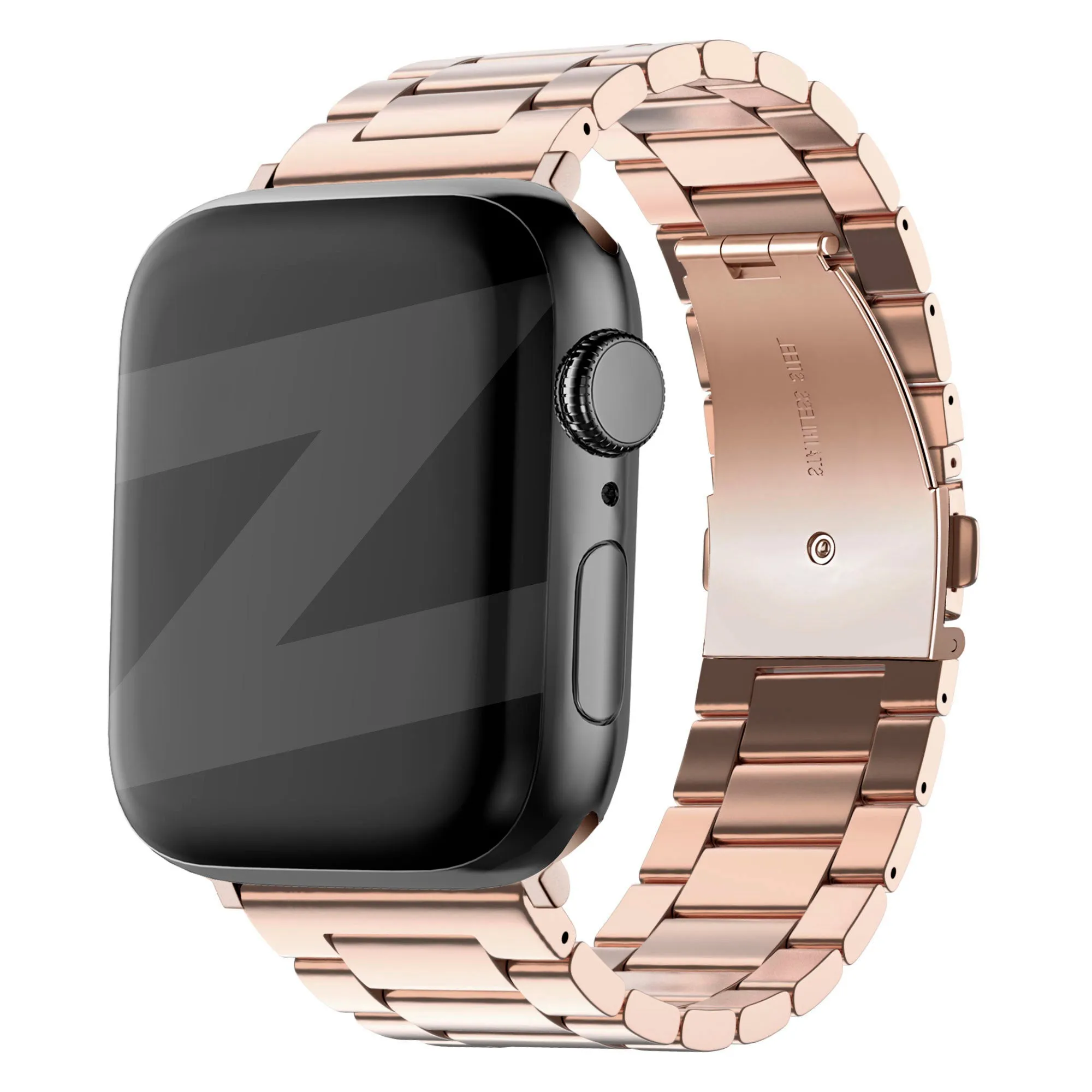 Fashion Accessory Bandz Apple Watch Steel Strap 'Classic' (Rose Gold)