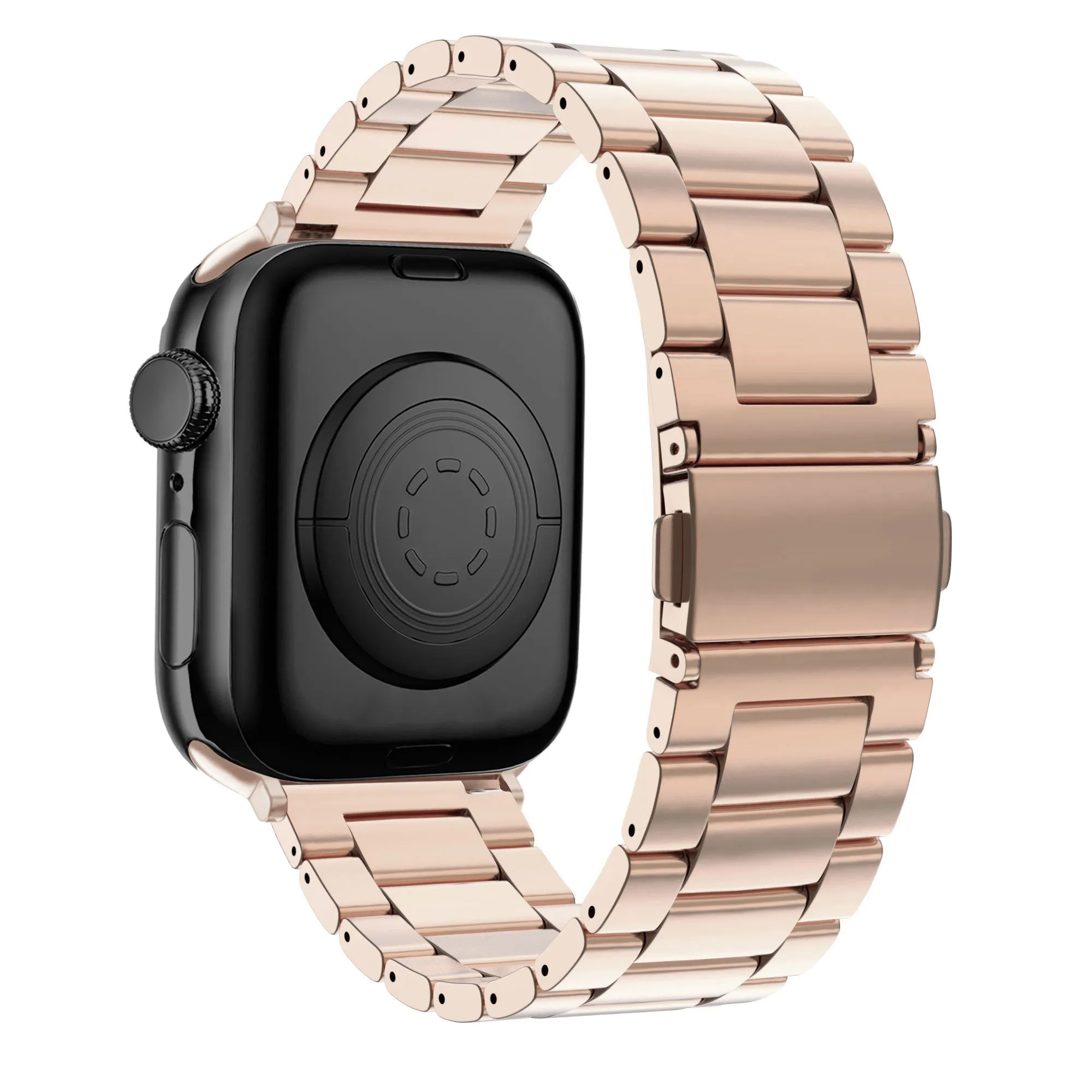 Classic Sport Design Bandz Apple Watch Steel Strap 'Classic' (Rose Gold)