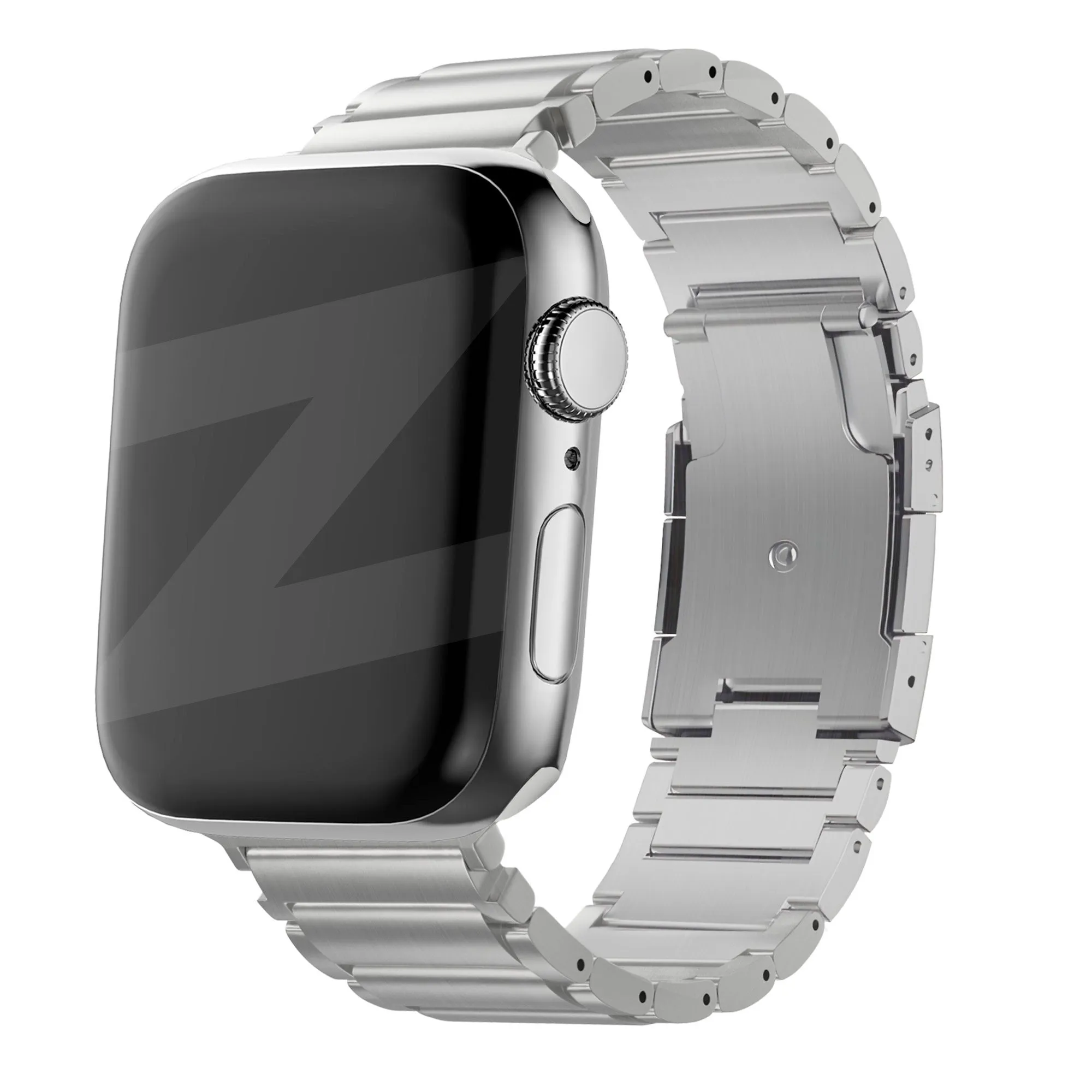 Bandz Apple Watch Titanium Strap 'Classic' (Silver) Minimal Style