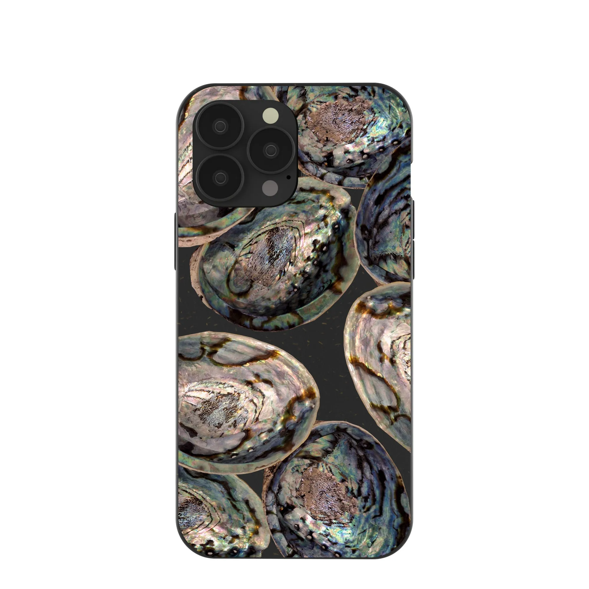Black Abalone Shells iPhone 13 Pro Max Case Stylish Choice