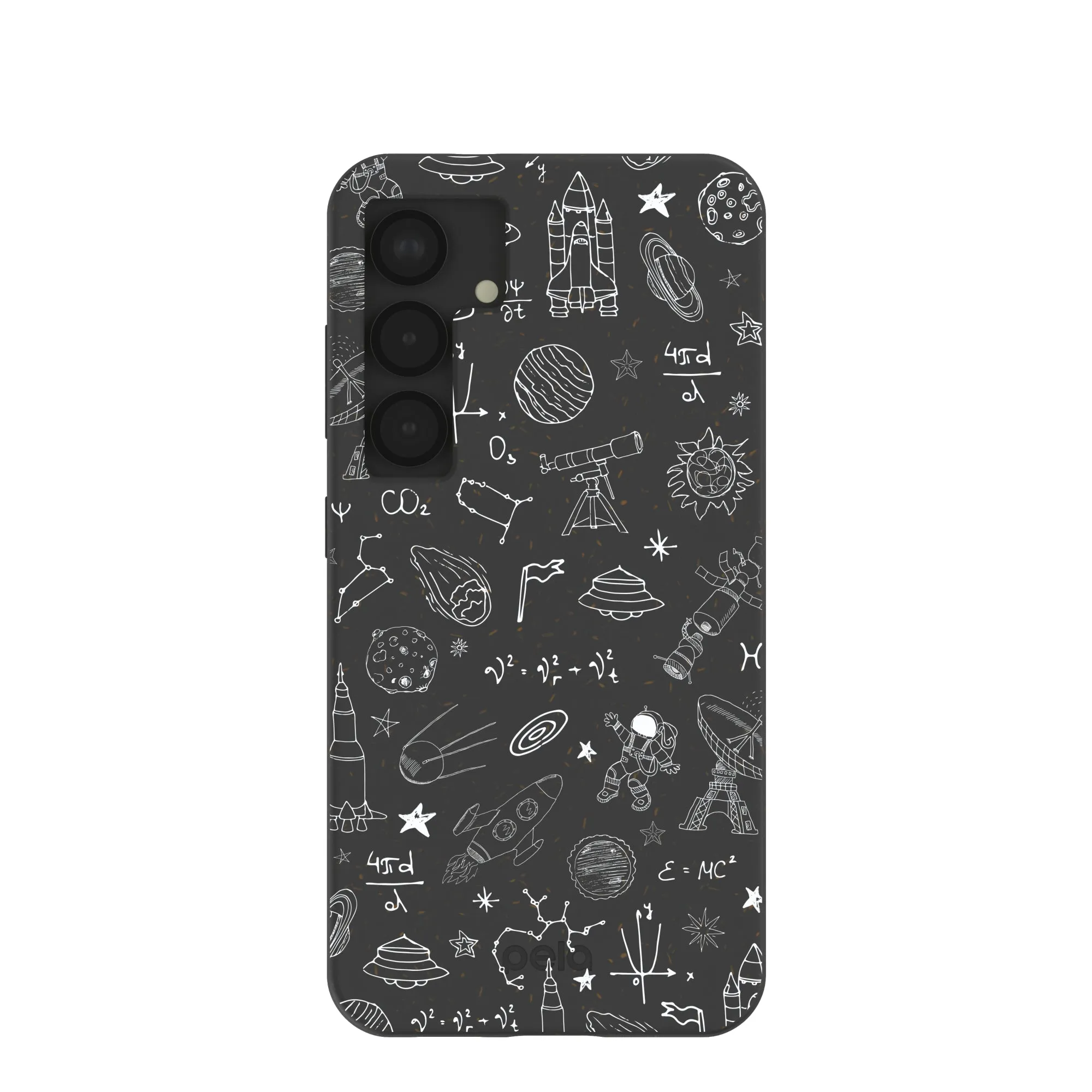 Black Astronomy Samsung Galaxy S25 Case Shock Layer