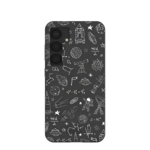 Black Astronomy Samsung Galaxy S25 Case Shock Layer