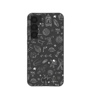Black Astronomy Samsung Galaxy S25 (Plus) Case Durable Pattern Texture Flexible frame