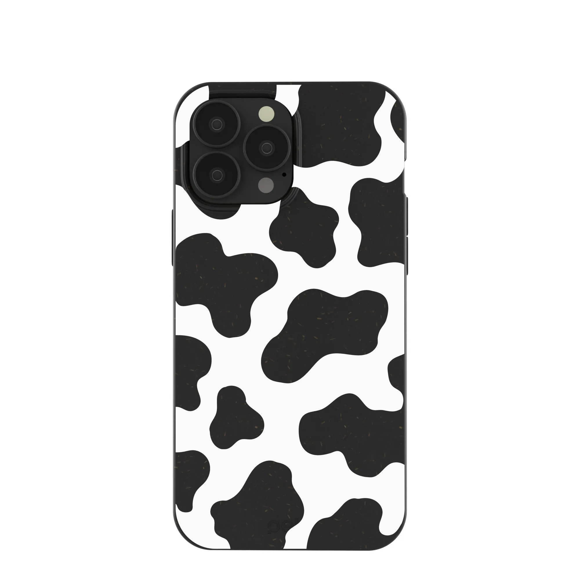 Black Cow iPhone 13 Pro Max Case Soft Finish Matte Pattern Design