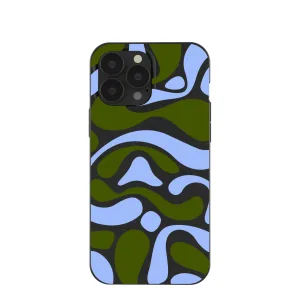 Black Curve and Flow iPhone 13 Pro Max Case Outdoor Adventure