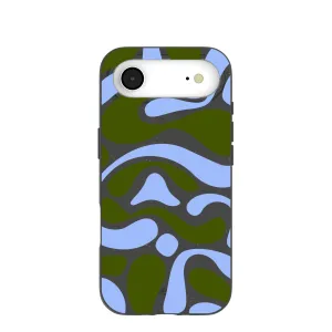 Black Curve and Flow iPhone Air Case Transparent Shell