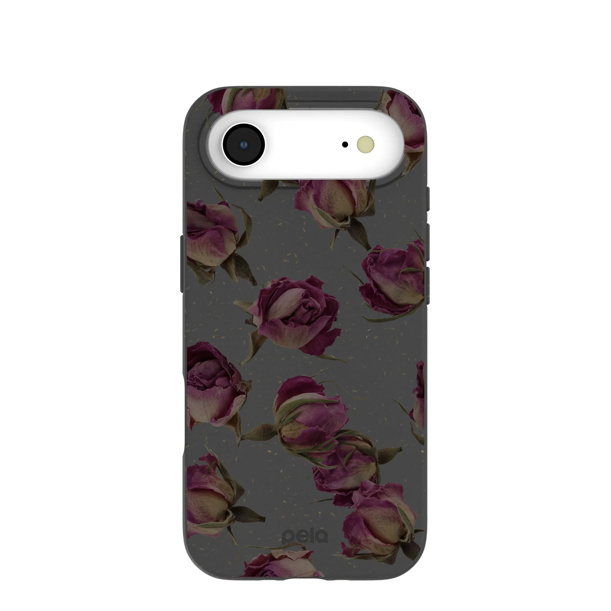 Luxury Coating Black Dried Rosebuds iPhone Air Case