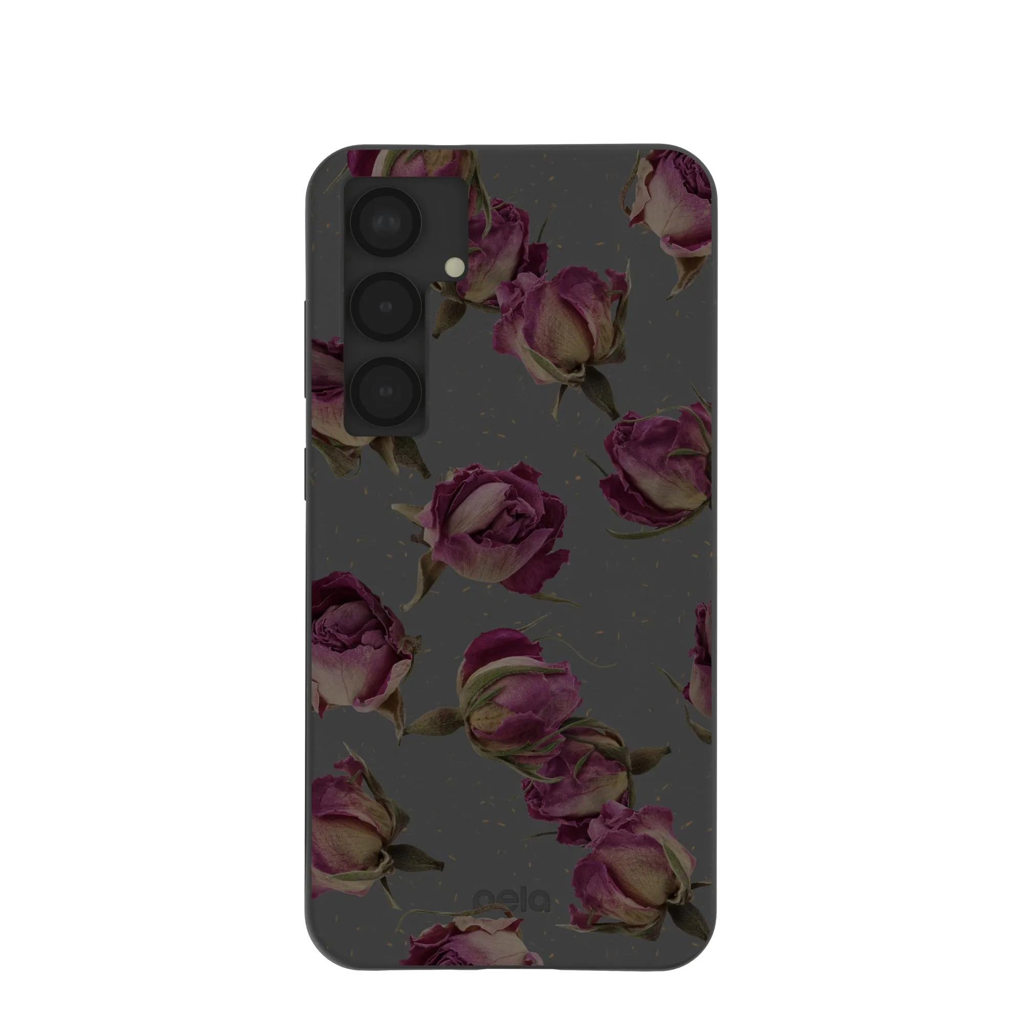 Black Dried Rosebuds Samsung Galaxy S25 (Plus) Case Color Finish Premium Detail Finish
