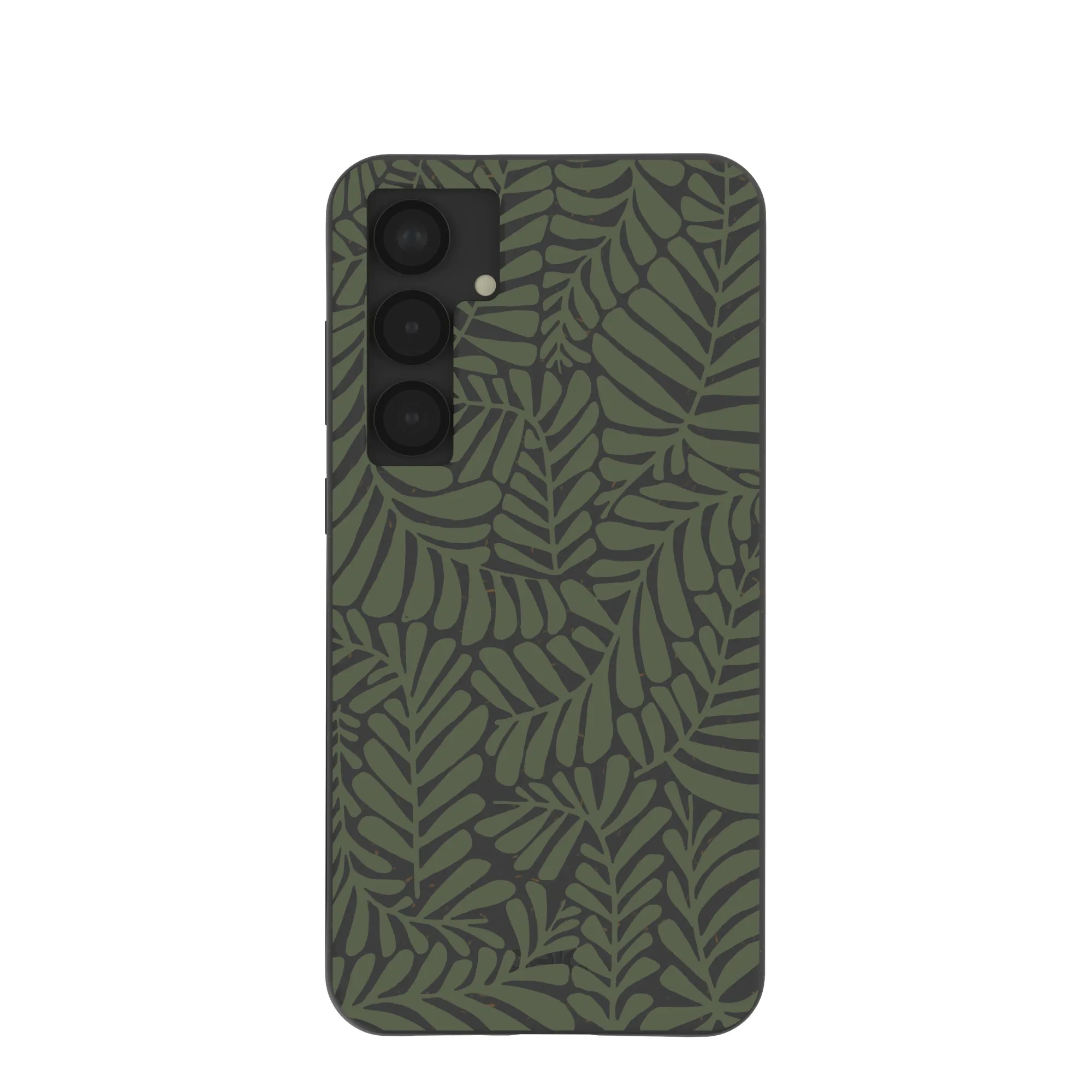 Refined Edge Artistic Design Black Fern Dreams Samsung Galaxy S25 (Plus) Case