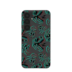 Black Fossilized Samsung Galaxy S25 (Plus) Case Anti Shock