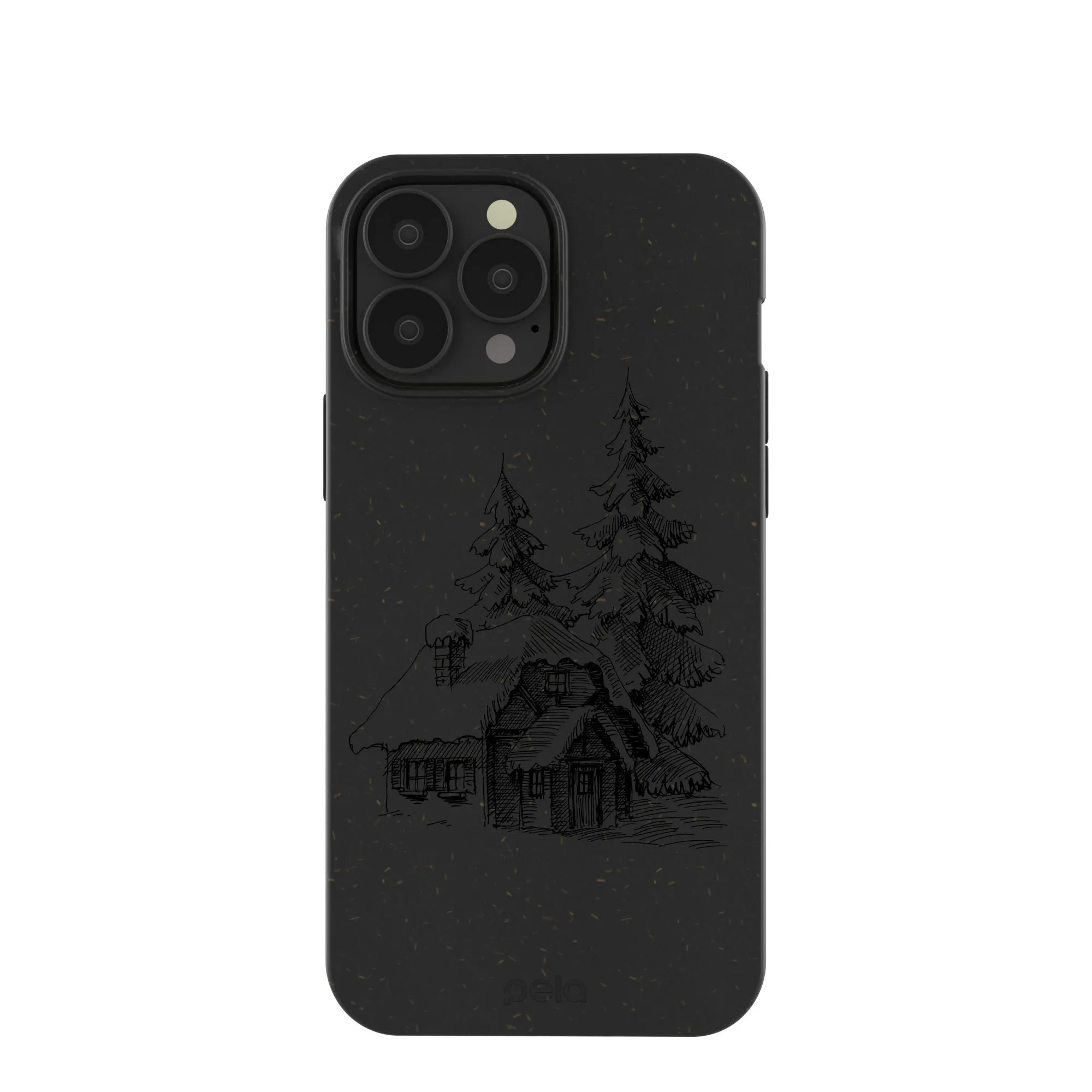 Urban Accessory Black Lone Cabin iPhone 13 Pro Max Case