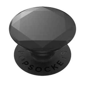 Black Metallic Diamond PopGrip Comfort Max Pro Grip